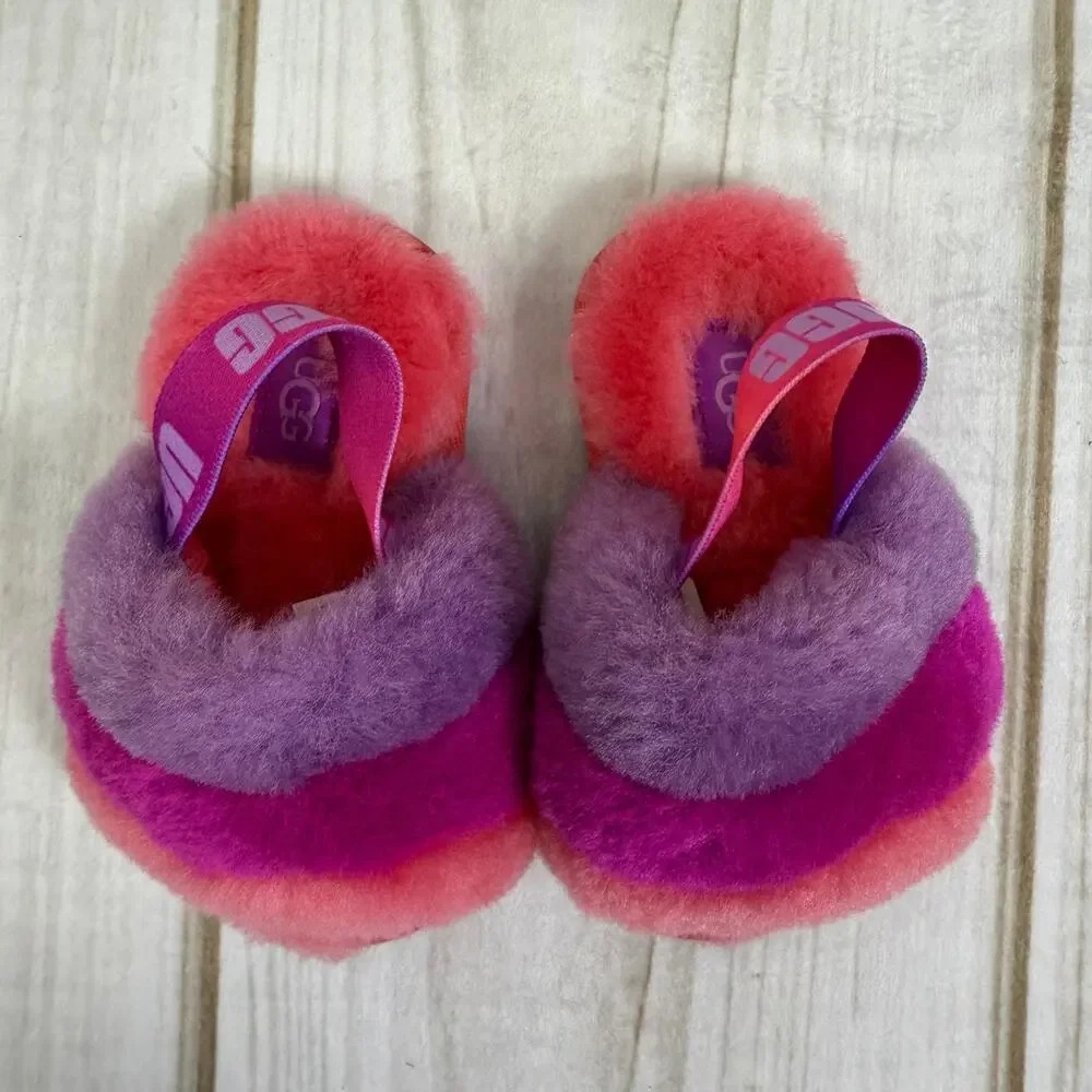 UGG Toddler Girls Fluff Yea Slippers 6C‎
